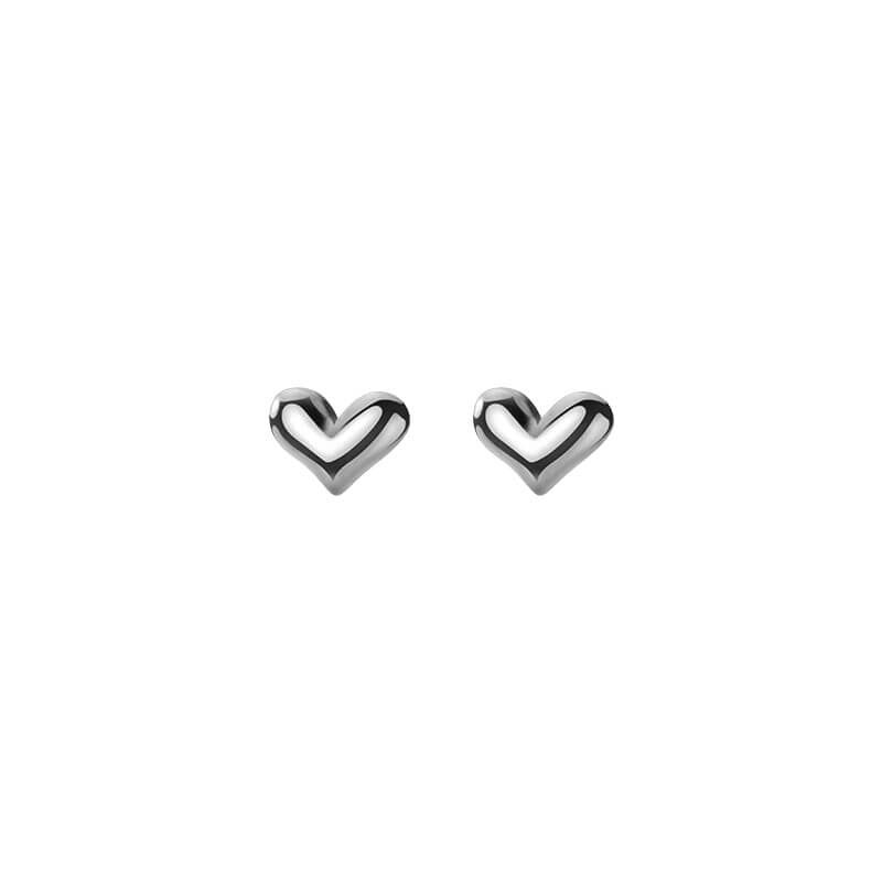 Cercei din argint little hearts silver