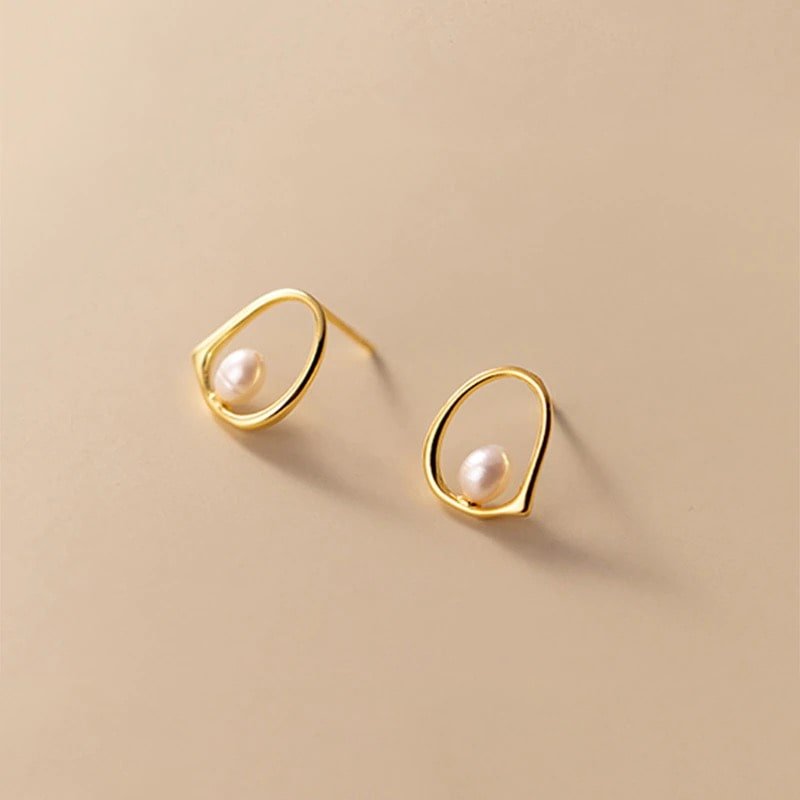 CERCEI DIN ARGINT PLACATI CU AUR HELLO - imagine 3