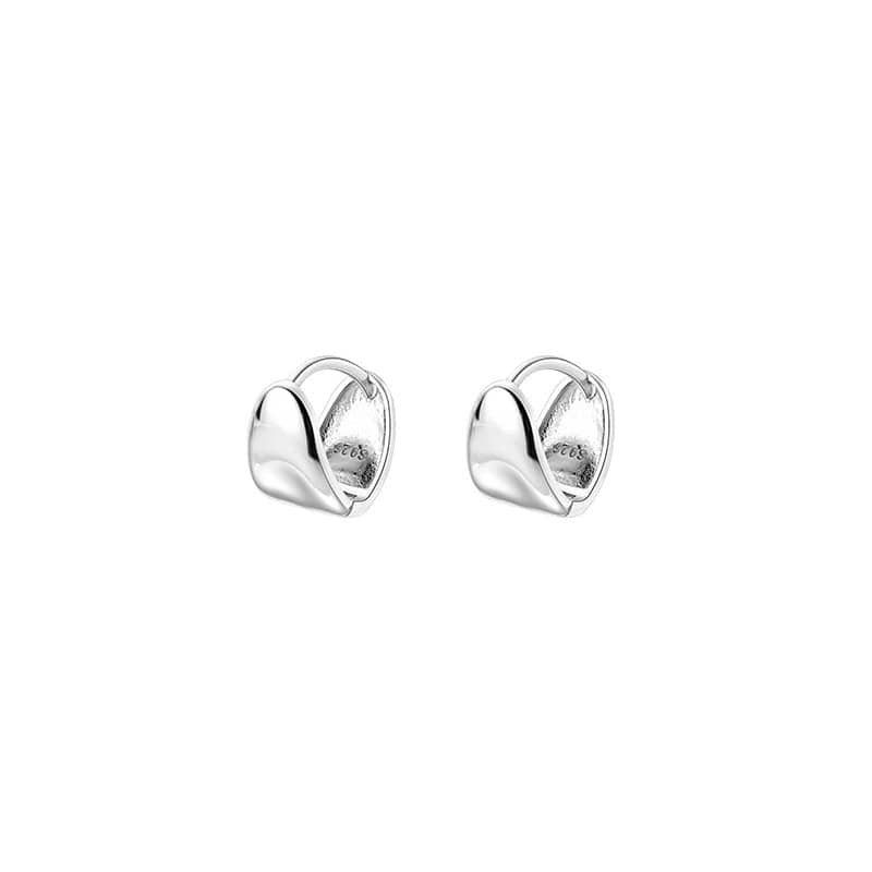 CERCEI DIN ARGINT GLOSSY DROP SILVER