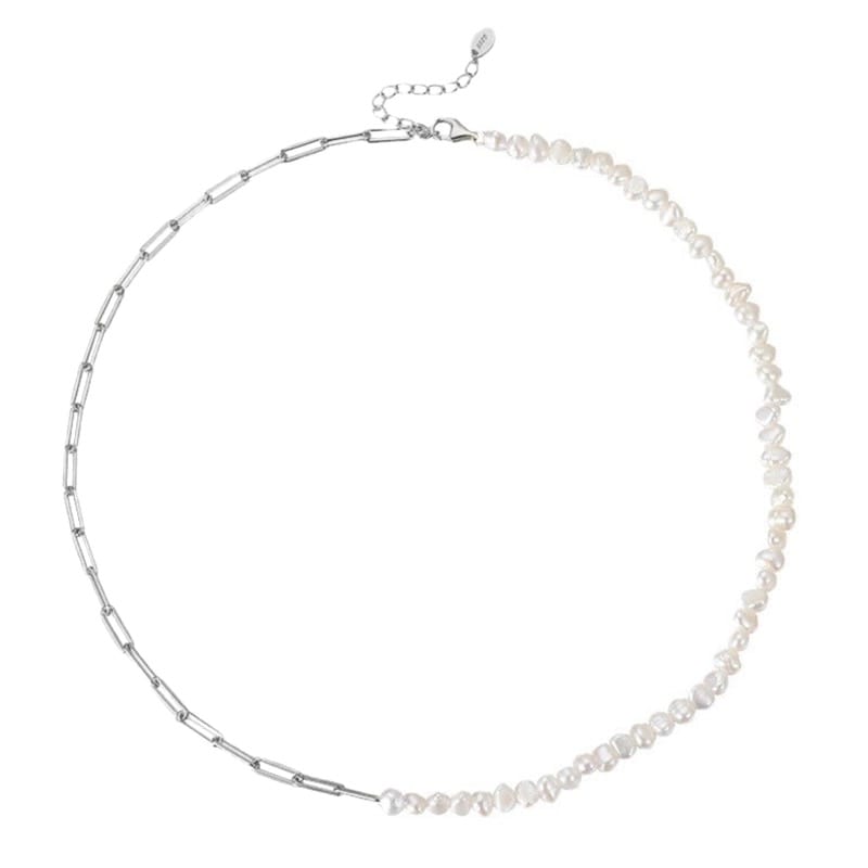 Colier din argint si perle empowered silver - imagine 3