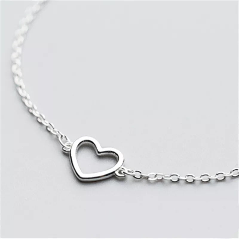 BRATARA DIN ARGINT SHAPE OF A HEART - imagine 2