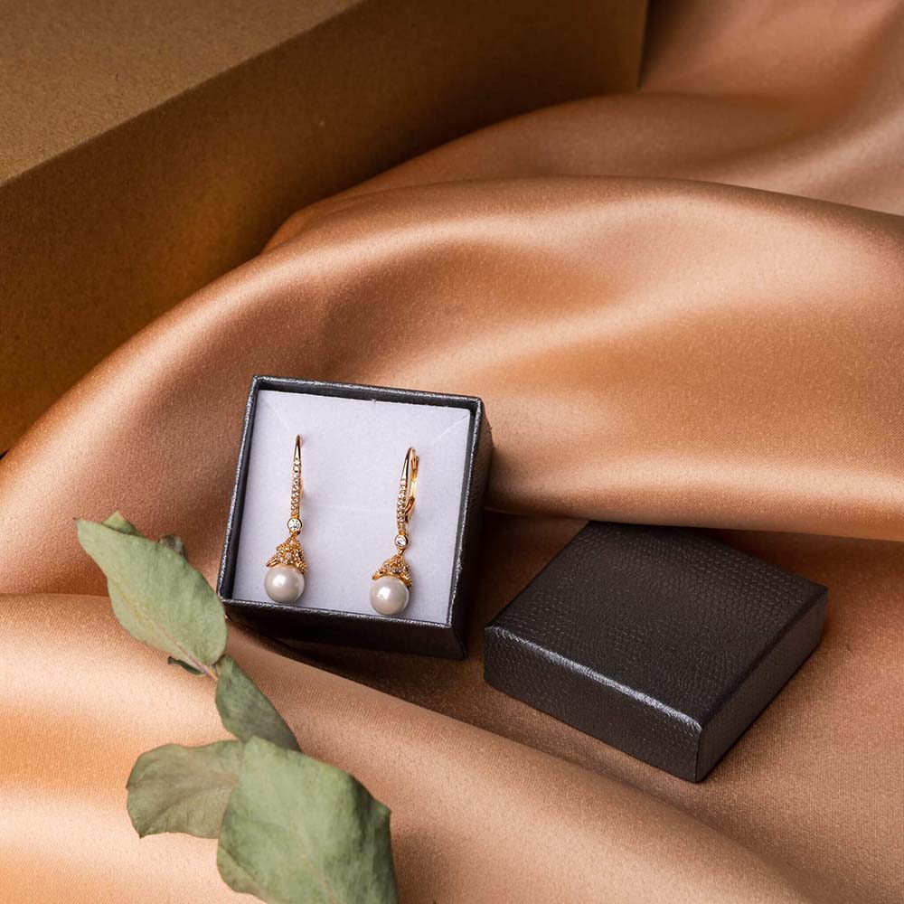 CERCEI PLACATI CU AUR 18K BELL - imagine 3