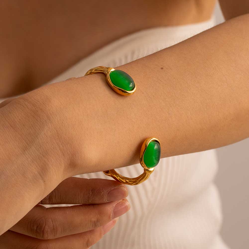 BRATARA PLACATA CU AUR 18 K, People Gold - imagine 4