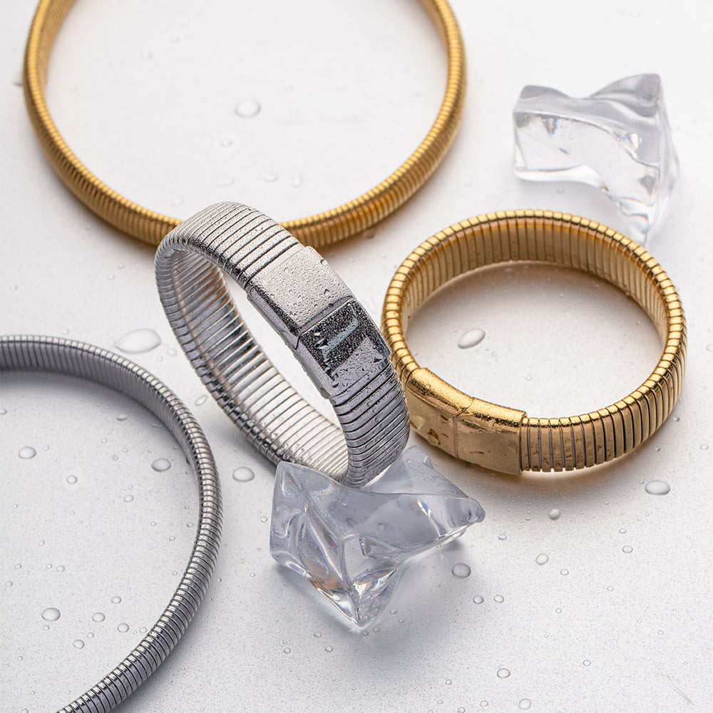 BRATARA PLACATA CU AUR 18K JUST COOL GOLD - imagine 8