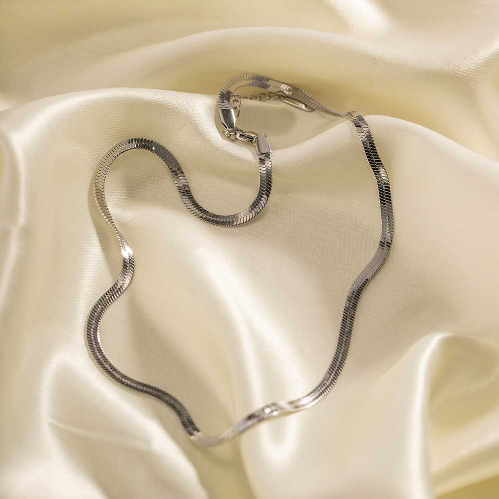 LANTISOR FIN PLACAT CU PLATINA CLASIC SILVER - imagine 4