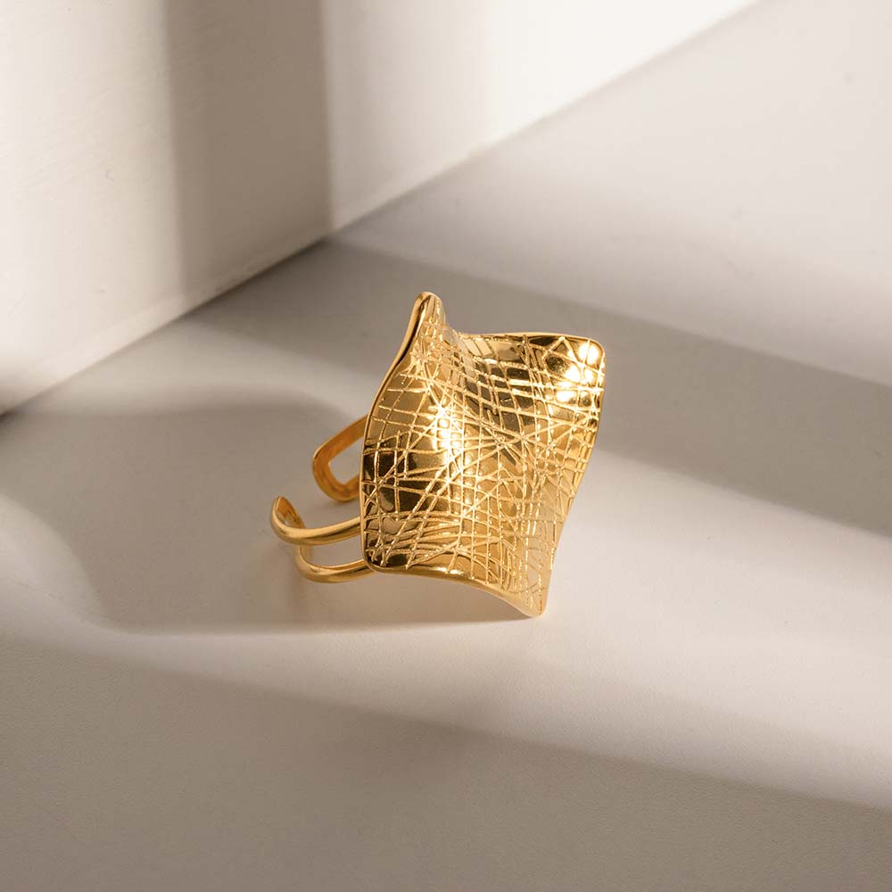 INEL PLACAT CU AUR 18 K Golden mosaic - imagine 4