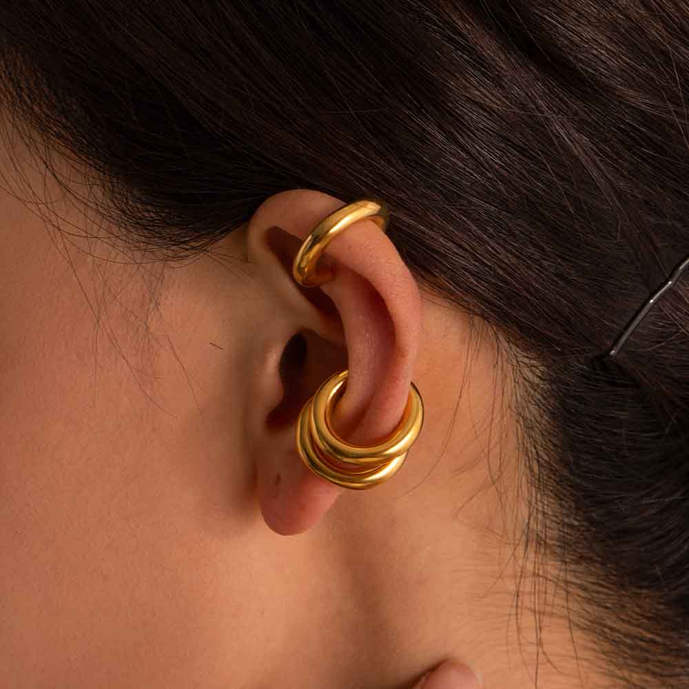 CERCEI EAR CUFF BE COOL GOLD - imagine 7