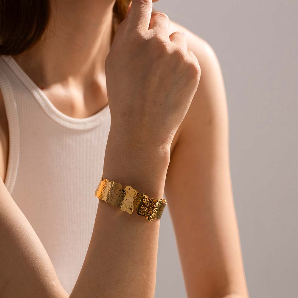 BRATARA LATA PLACATA CU AUR 18 K GODDESS - imagine 7