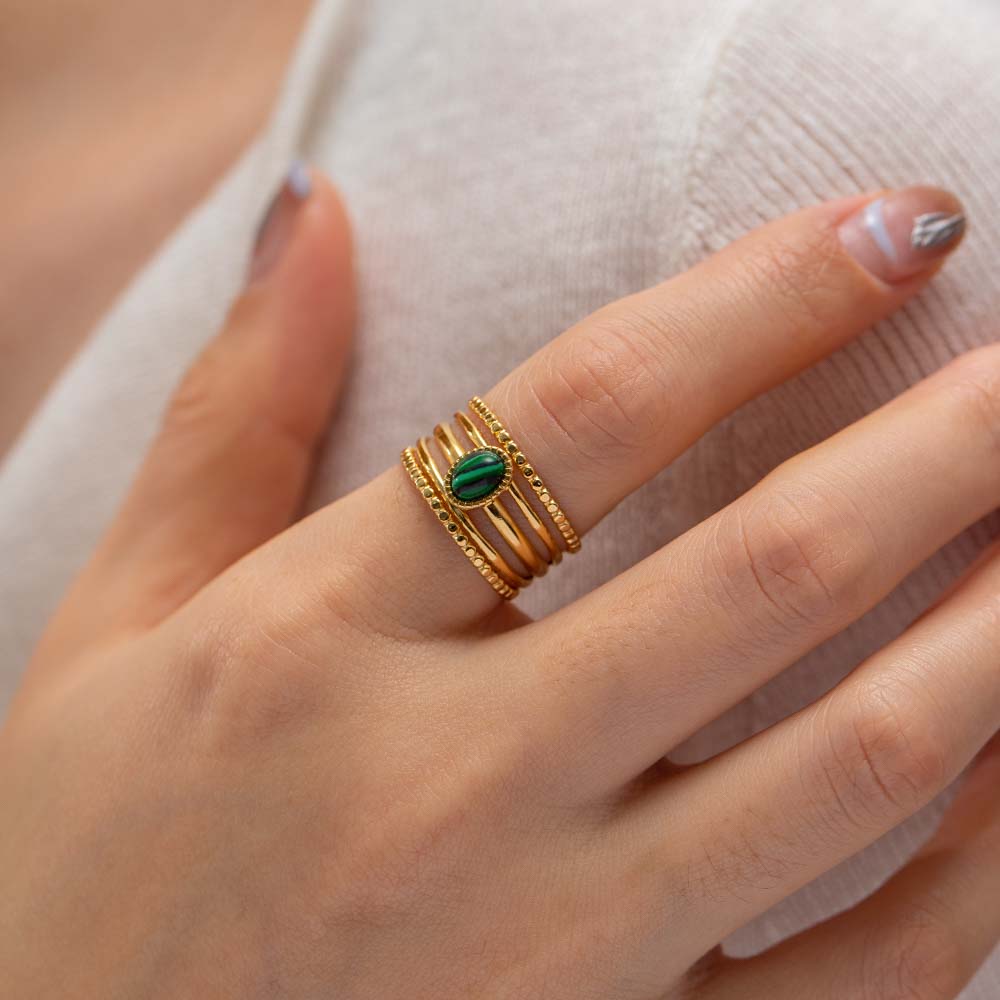 INEL PLACAT CU AUR 18 K ORIENT - imagine 5