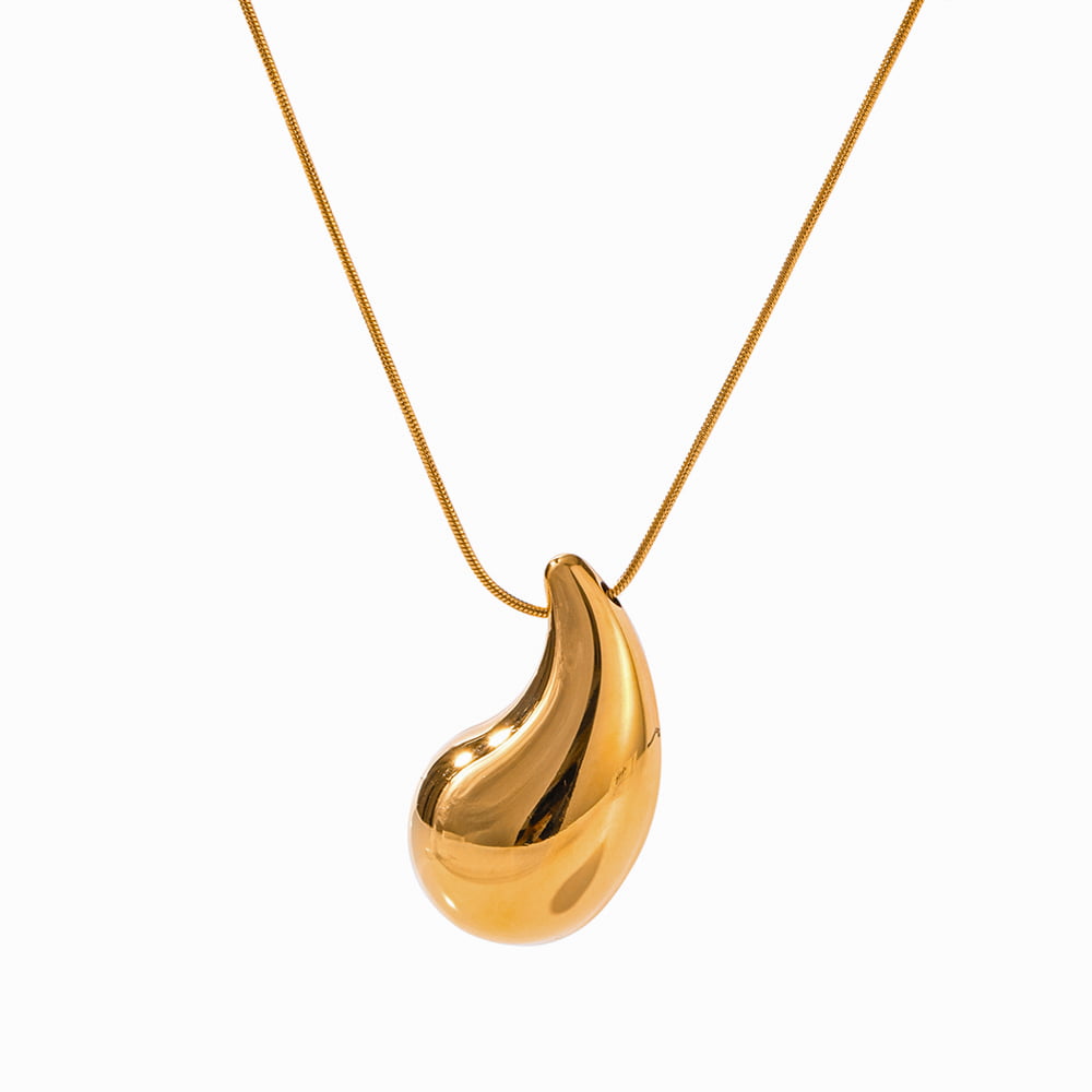 COLIER PLACAT CU AUR 18 K SI PANDANTIV THE GOLDEN TEAR - imagine 5