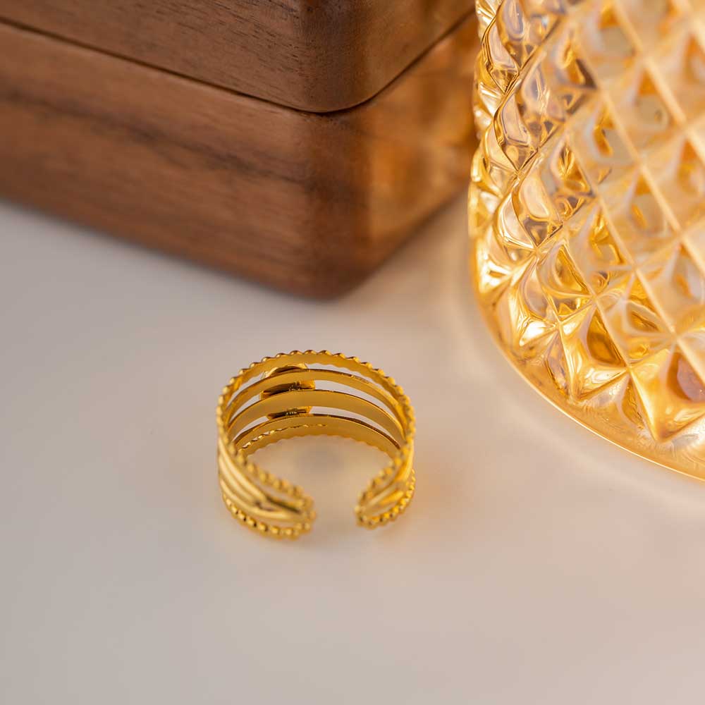 INEL PLACAT CU AUR 18 K ORIENT - imagine 2