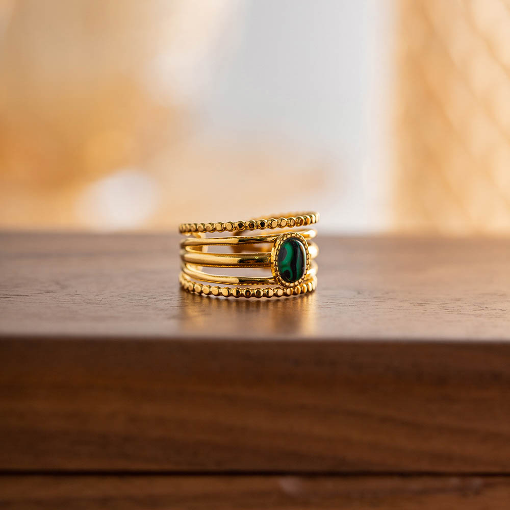 INEL PLACAT CU AUR 18 K ORIENT - imagine 4