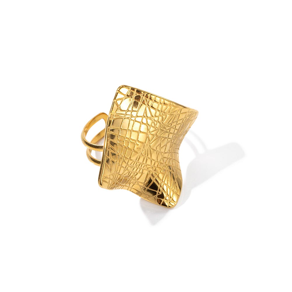 INEL PLACAT CU AUR 18 K Golden mosaic - imagine 3
